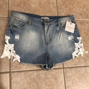 Boutique denim shorts